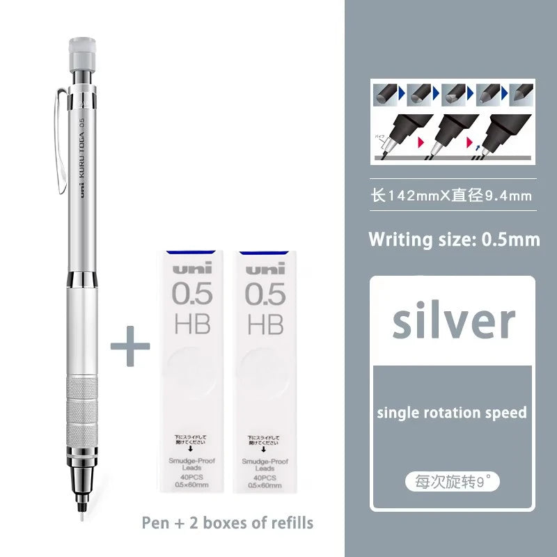 UNI Mechanical Pencil - M5-1017 Kuru Toga - 0.5Mm - Set