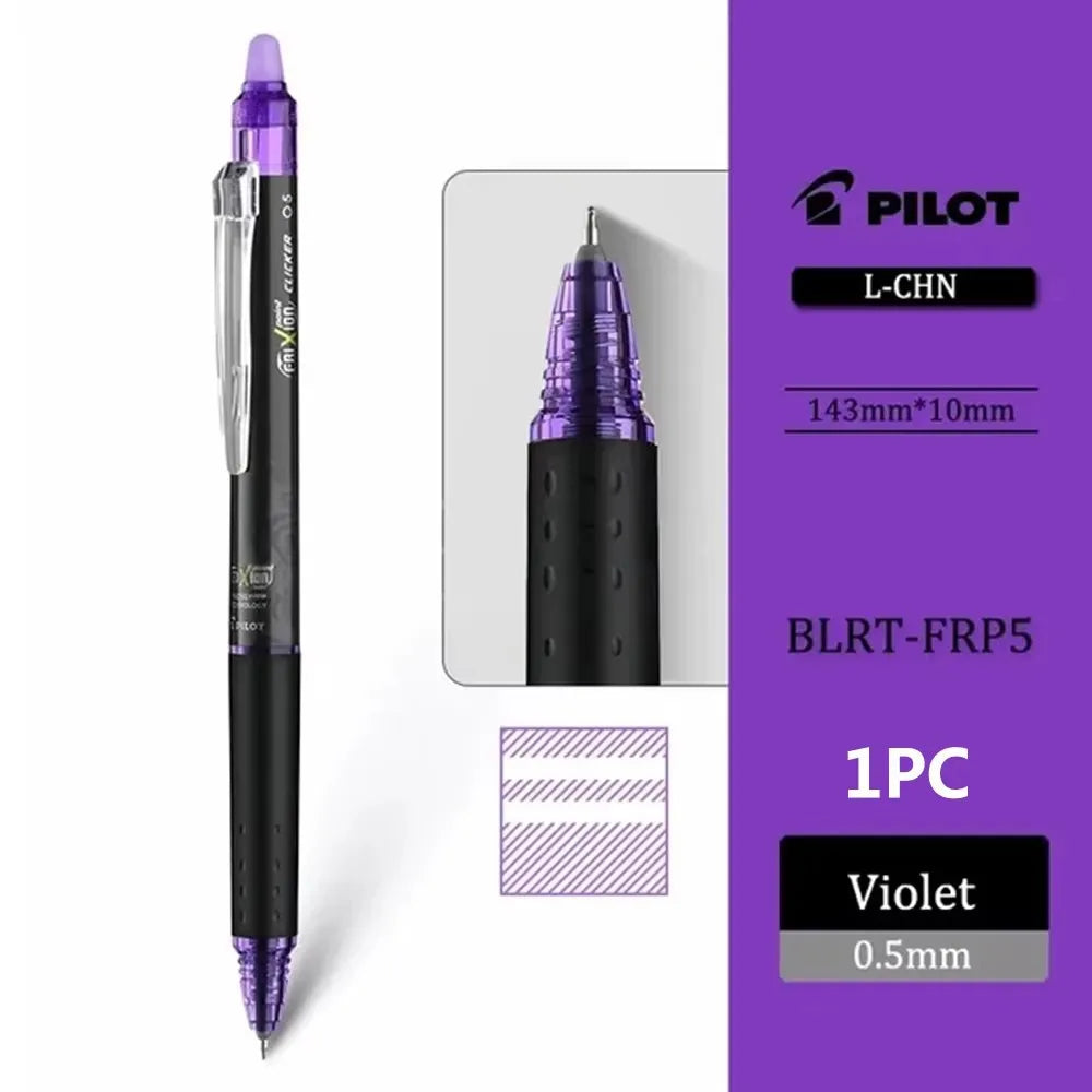 Japan  Erasable Gel Pen BLRT-FRP5 New ST Tip Friction Erasable Colored Ink. 5Mm School Cute Stationery Pens for Writing