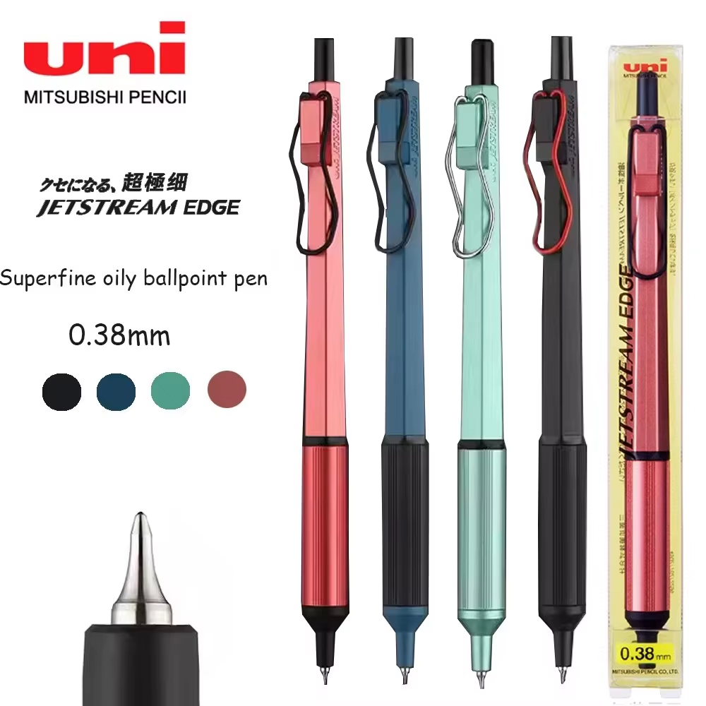 UNI JETSTREAM EDGE Gel Pen - SXN1003 Ballpoint Pen 0.38Mm Ultra-Fine Rollerball Pen
