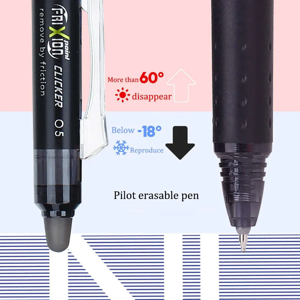 Japan  Erasable Gel Pen BLRT-FRP5 New ST Tip Friction Erasable Colored Ink. 5Mm School Cute Stationery Pens for Writing