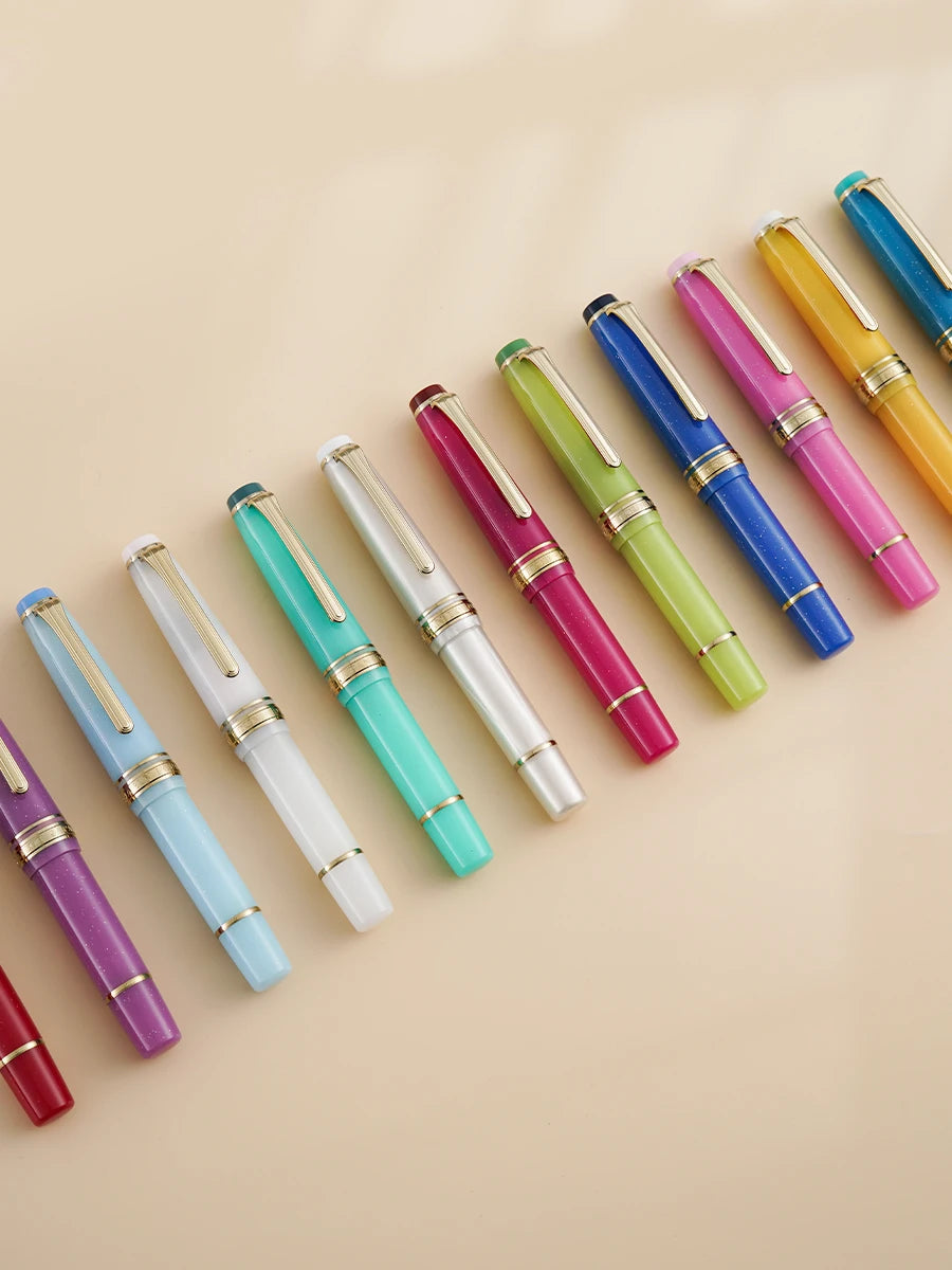 Ancora X Sailor - Birthstone Birth Flower Limited Edition Fountain Pen - 14K Gold Nib - Japan