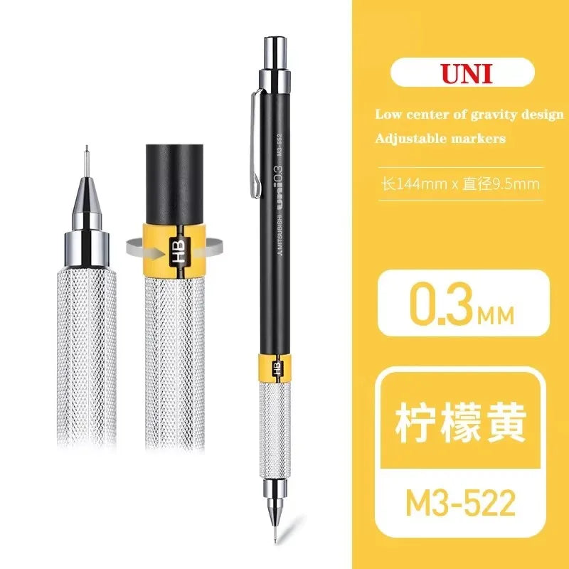 UNI Mitsubishi Mechanical Pencil M5-552 Low Centre of Gravity (0.5/0.3/0.7Mm)