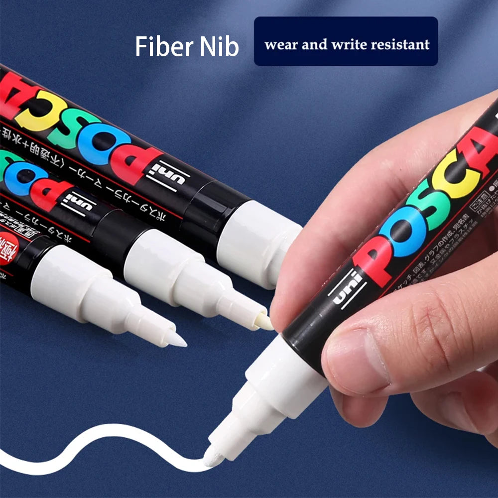 UNI POSCA Markers Pen Set - PC-1M/3M/5M - Multi-Pack