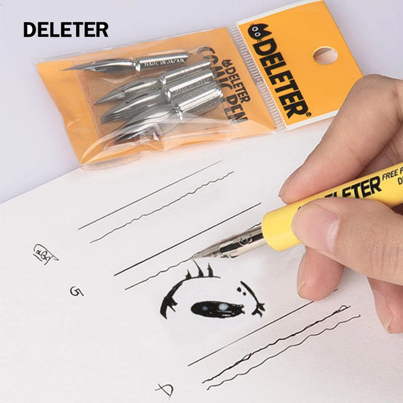 Deleter 660 Series - Dip Pen Set - Holder with Maru/G/Saji Nibs - Japan