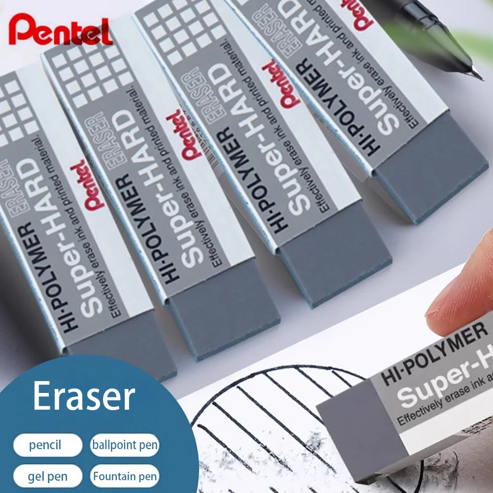 Pentel Super Hard Ink Eraser - ZEB20 - Set of 5 - Japan