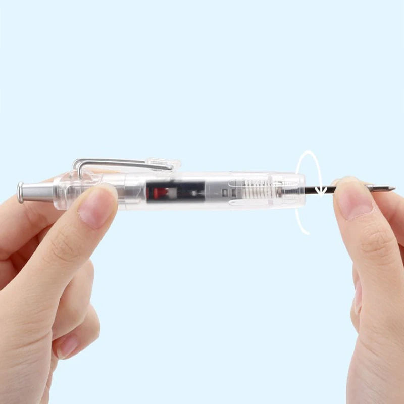 Tombow Push - Ballpoint Pen - Short - BC-AP Oily Black - 0.7Mm Air Pressure Pen for - Japan