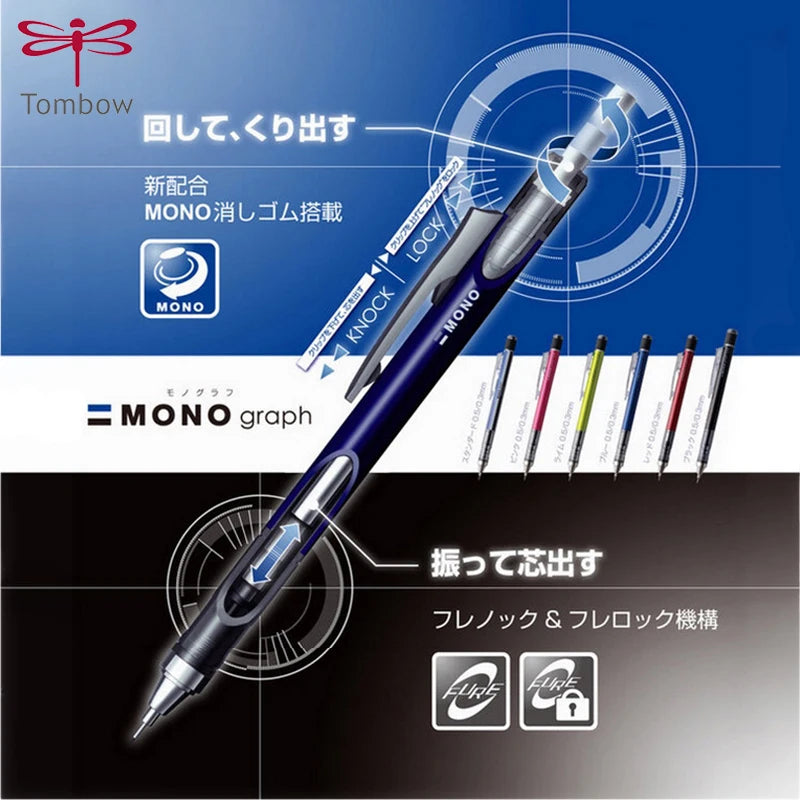 Tombow Mono Graph - Mechanical Pencil - DPA-132 Monograph 0.3/0.5Mm - Japan