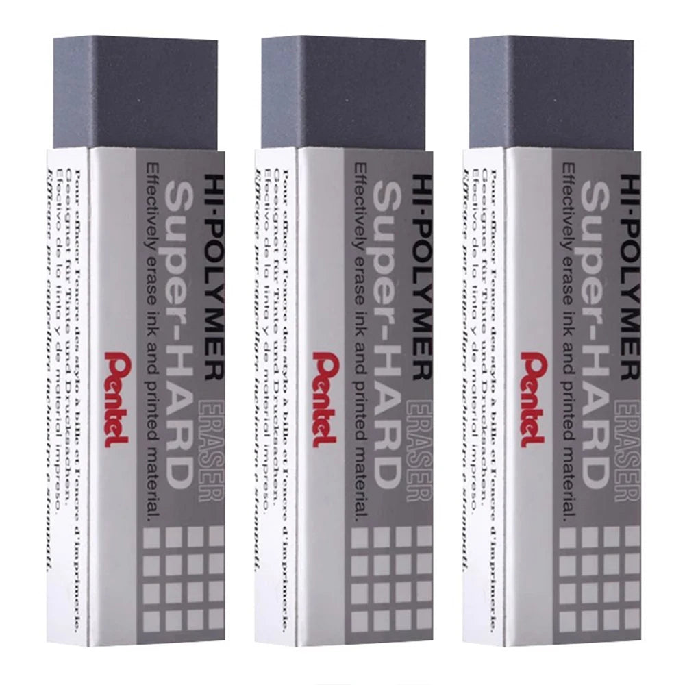 Pentel Super Hard Ink Eraser - ZEB20 - Set of 5 - Japan