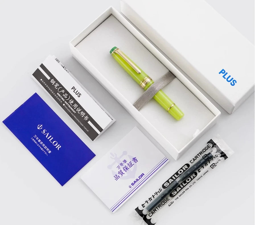 Ancora X Sailor - Birthstone Birth Flower Limited Edition Fountain Pen - 14K Gold Nib - Japan