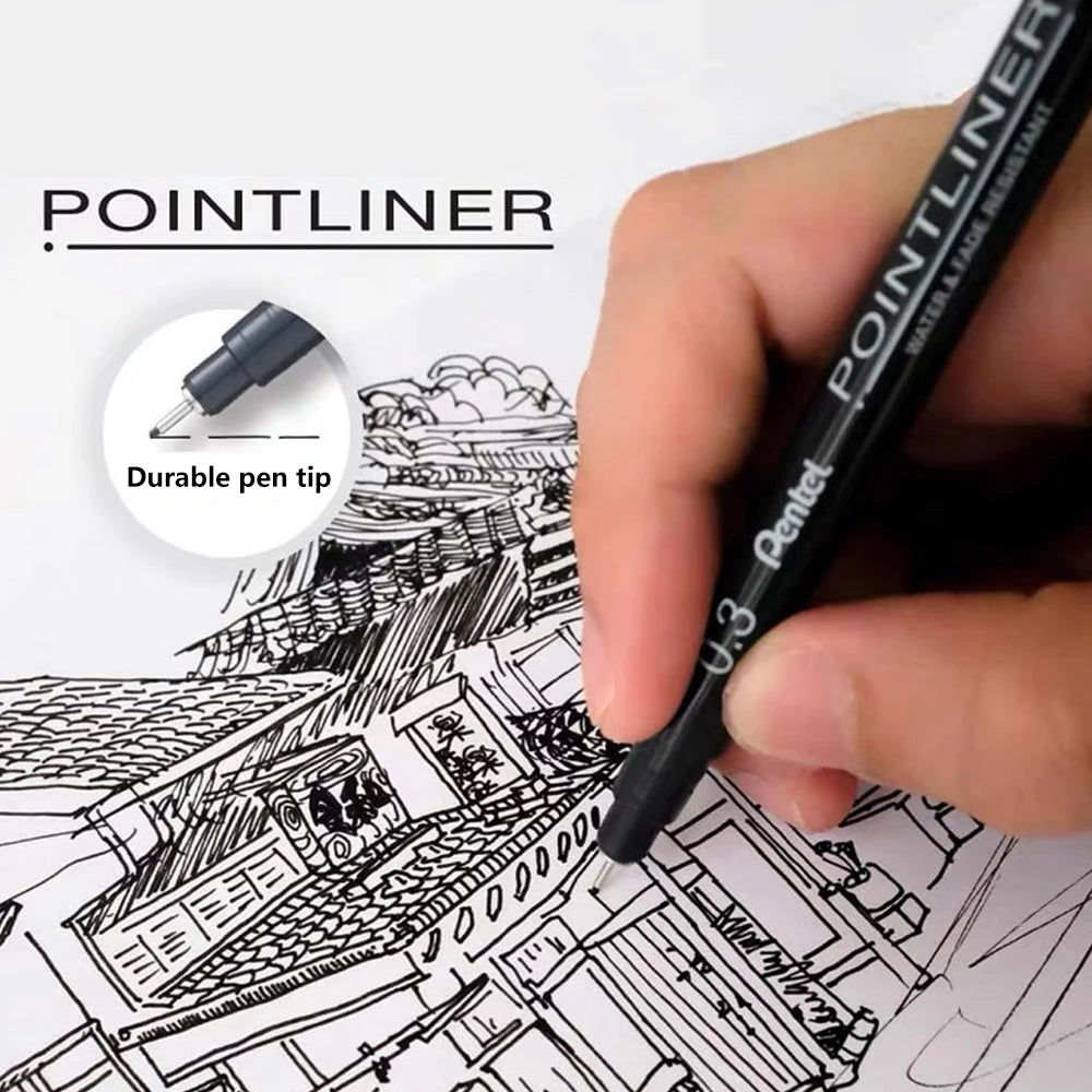 Pentel Needle Tube Gel Pen - S20P - 11Pcs - Japan 