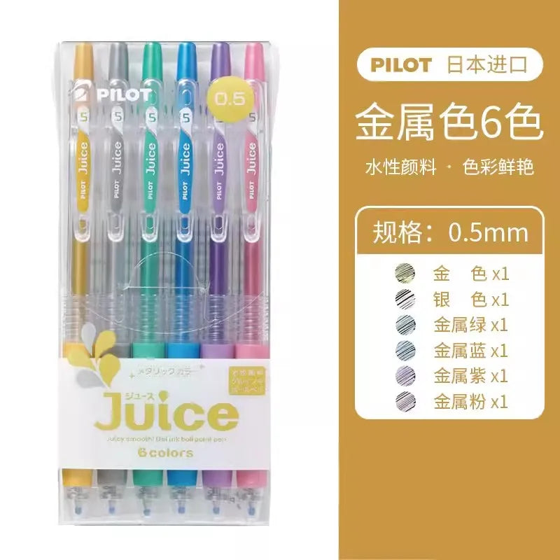 Pilot Juice Gel Pen Set - LJU-10EF - 0.5Mm - Colours - 6/12 Set