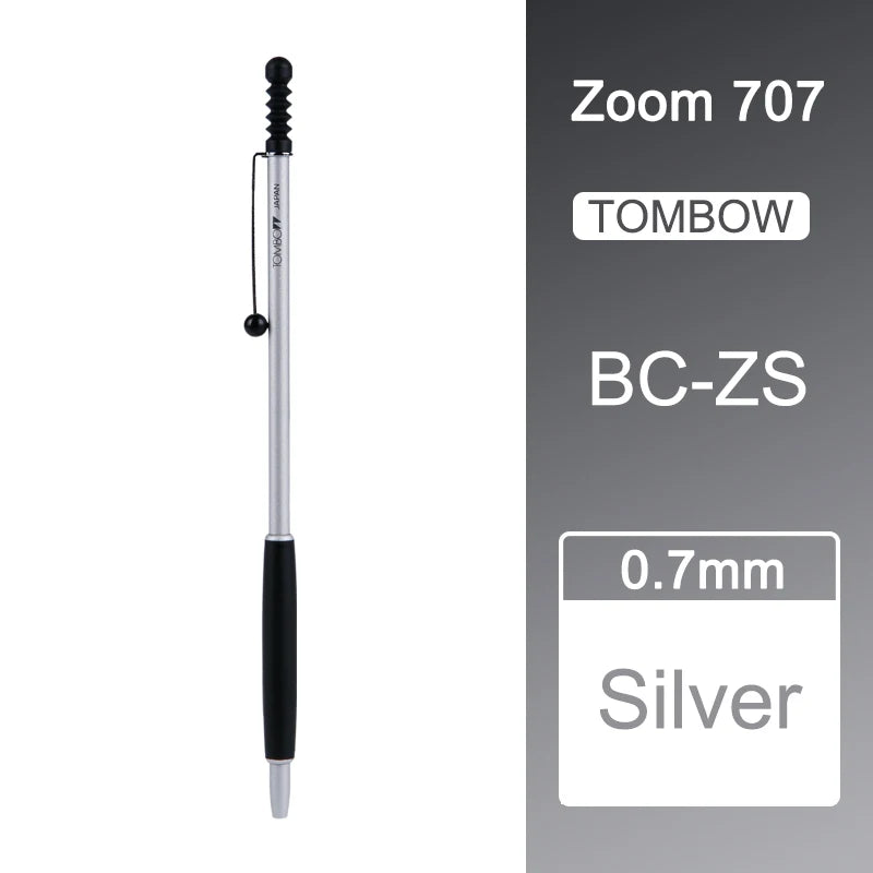 Tombow - ZOOM 707 Ballpoint Pen - BC-ZS -  0.7Mm Black - Japan