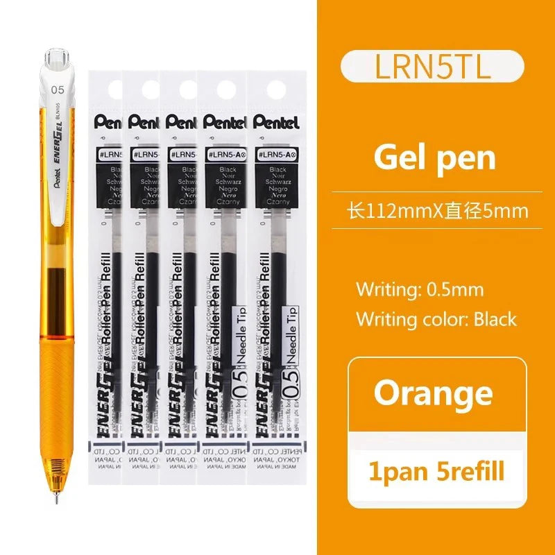 Pentel Gel Pen Set - BLN105 S - 0.5Mm - 1+5Refill