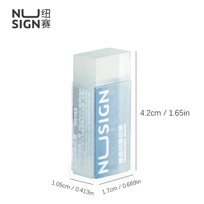 NUSIGN Soft Rubber/Eraser - Transparent - Japan