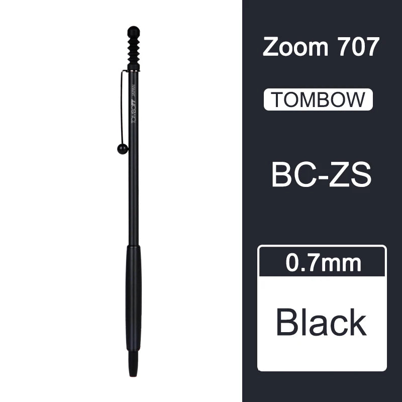 Tombow - ZOOM 707 Ballpoint Pen - BC-ZS -  0.7Mm Black - Japan