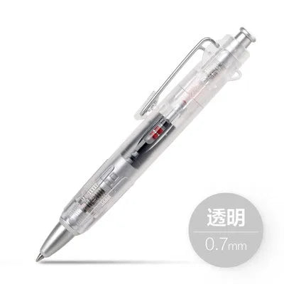 Tombow Push - Ballpoint Pen - Short - BC-AP Oily Black - 0.7Mm Air Pressure Pen for - Japan