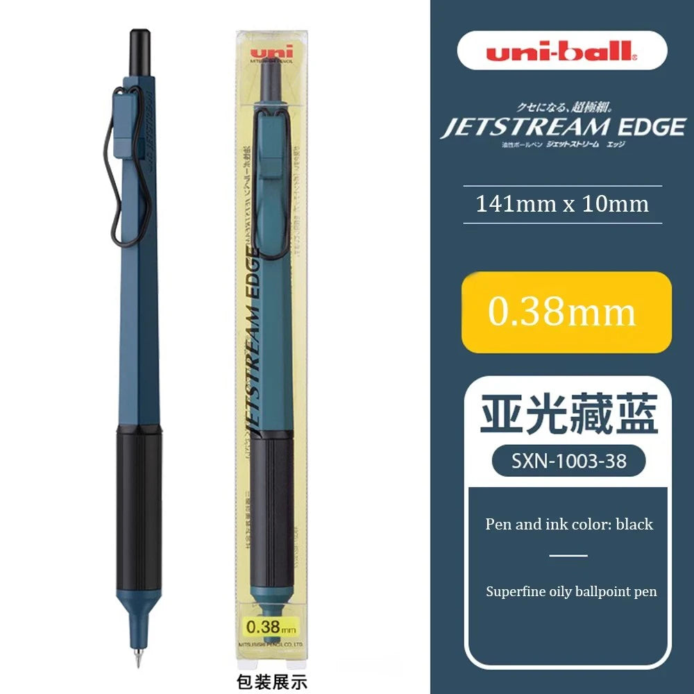 UNI JETSTREAM EDGE Gel Pen - SXN1003 Ballpoint Pen 0.38Mm Ultra-Fine Rollerball Pen