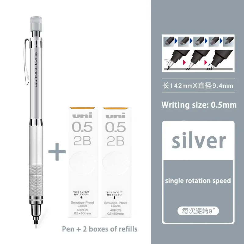UNI Mechanical Pencil - M5-1017 Kuru Toga - 0.5Mm - Set