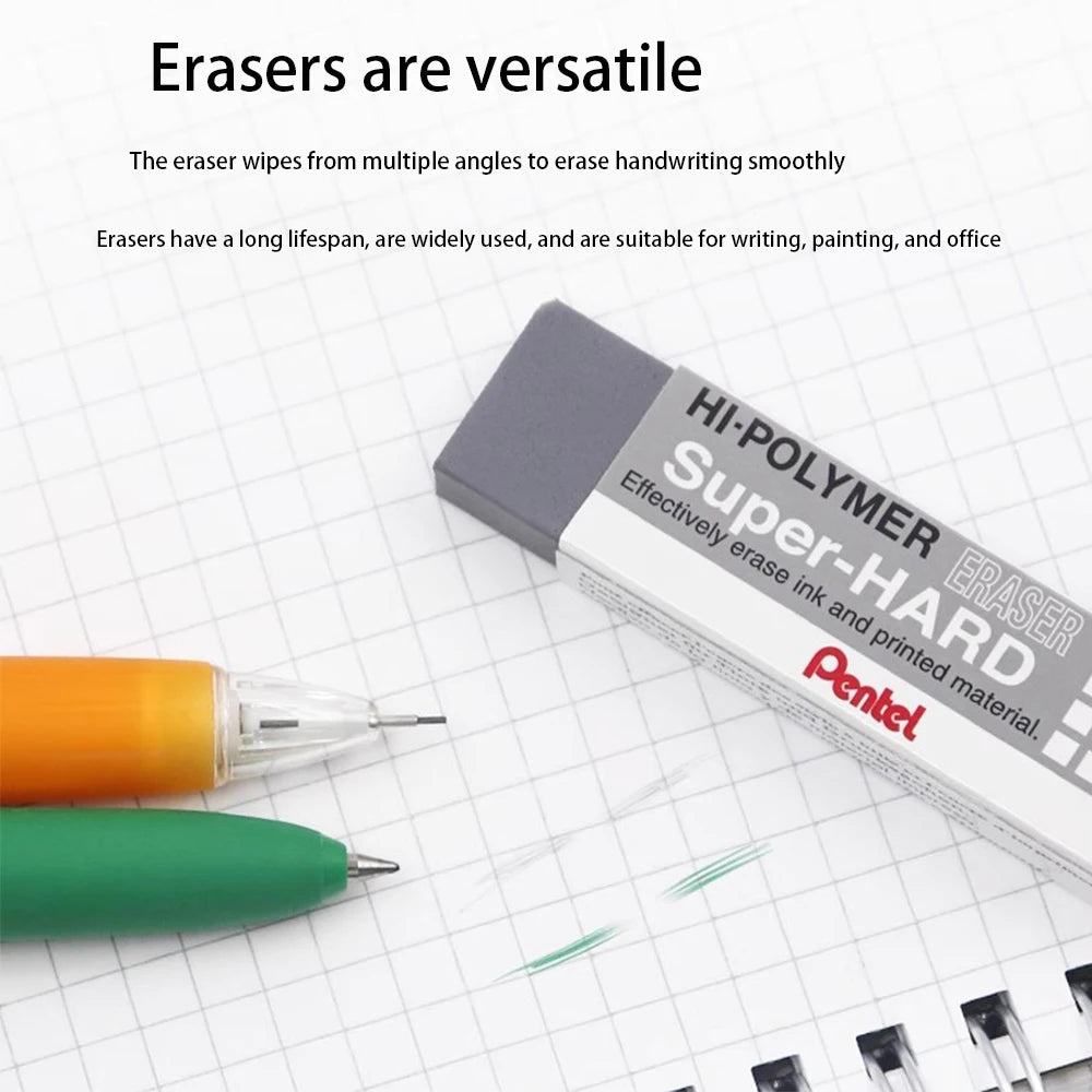 Pentel Super Hard Ink Eraser - ZEB20 - Set of 5 - Japan