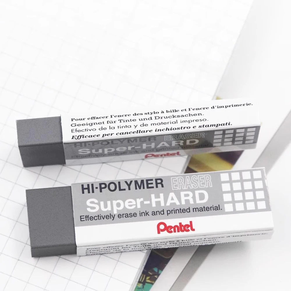 Pentel Super Hard Ink Eraser - ZEB20 - Set of 5 - Japan