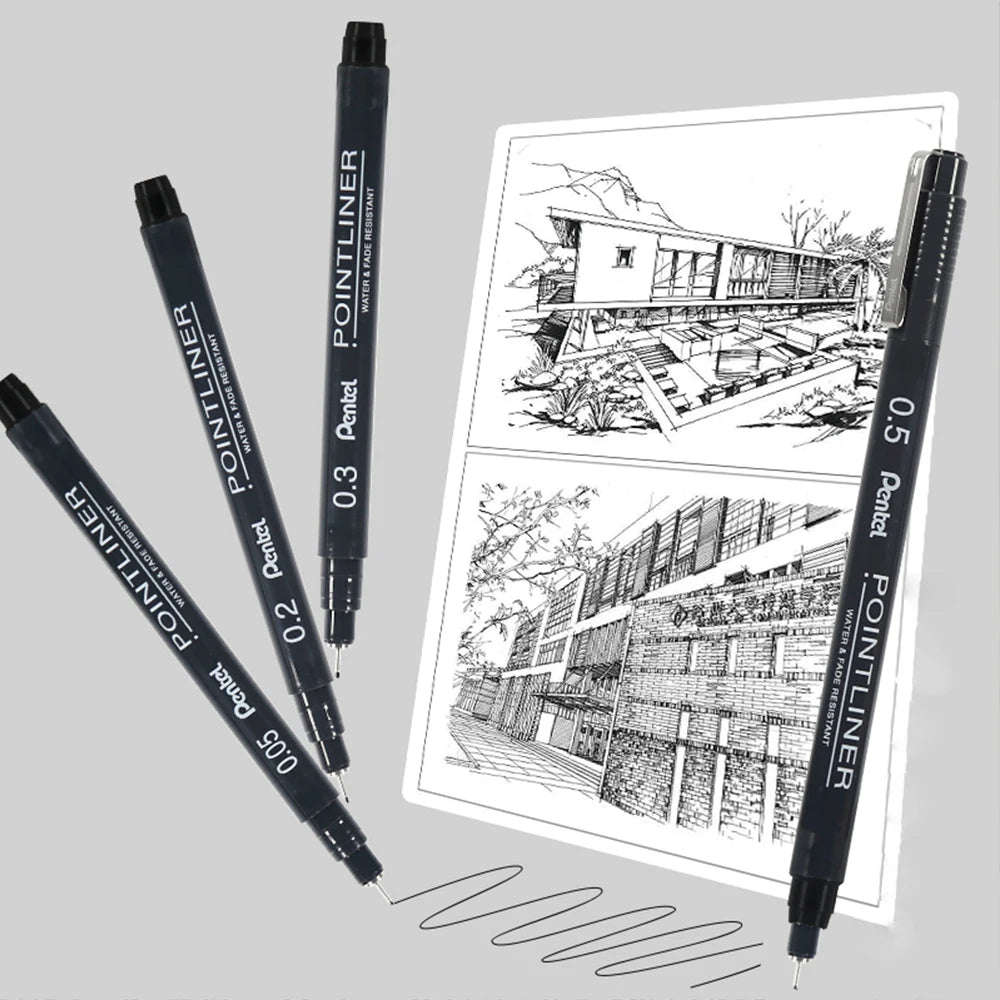 Pentel Needle Tube Gel Pen - S20P - 11Pcs - Japan 