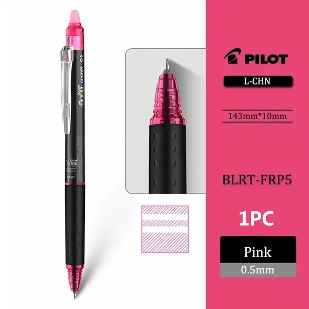 Japan  Erasable Gel Pen BLRT-FRP5 New ST Tip Friction Erasable Colored Ink. 5Mm School Cute Stationery Pens for Writing