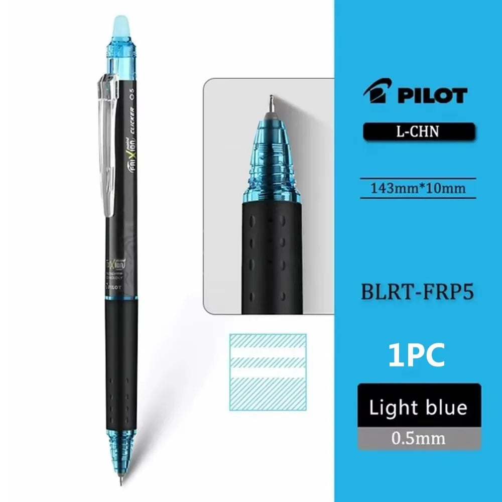 Japan  Erasable Gel Pen BLRT-FRP5 New ST Tip Friction Erasable Colored Ink. 5Mm School Cute Stationery Pens for Writing